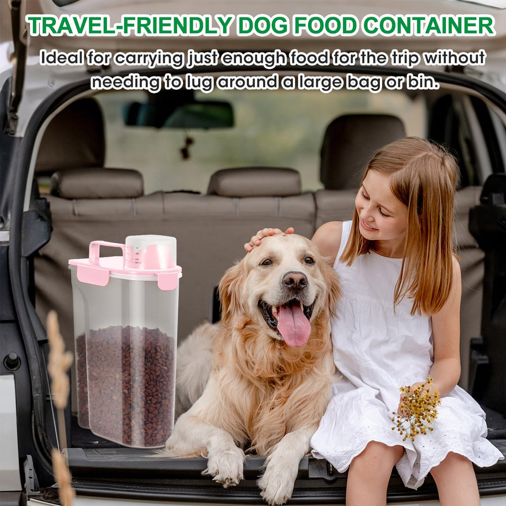 TBMax top-handle portable bin for easy transport from shelf to bowl.