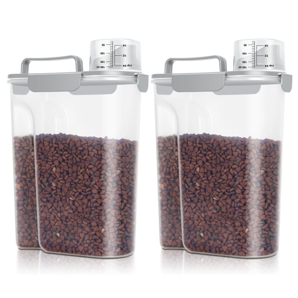 TBMax two-pack airtight pet food containers keep kibble fresh and organized.