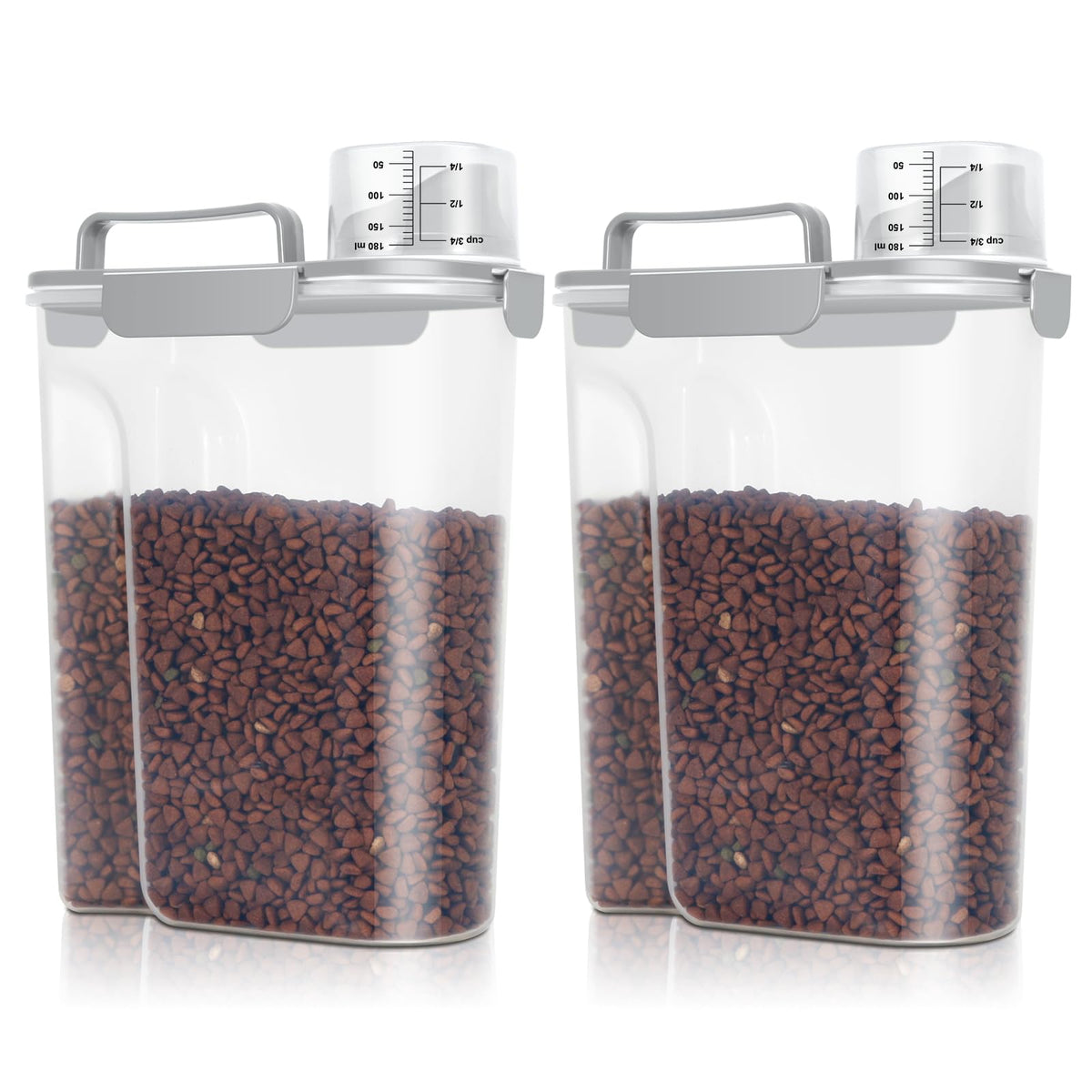 TBMax two-pack airtight pet food containers keep kibble fresh and organized.