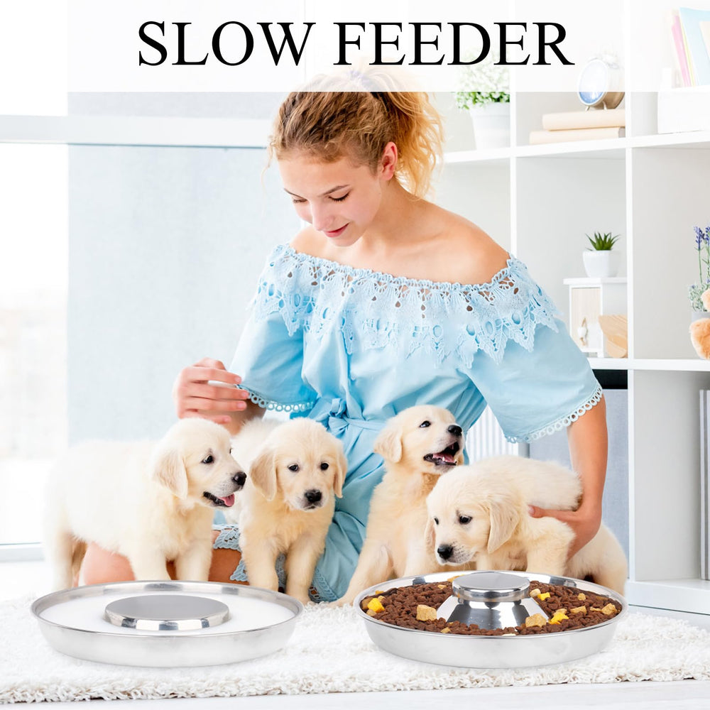 tchrules 1300ml capacity bowls ideal for multiple puppies
