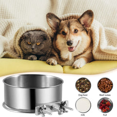 tchrules crate bowls dishwasher-safe for easy cleaning after meals.