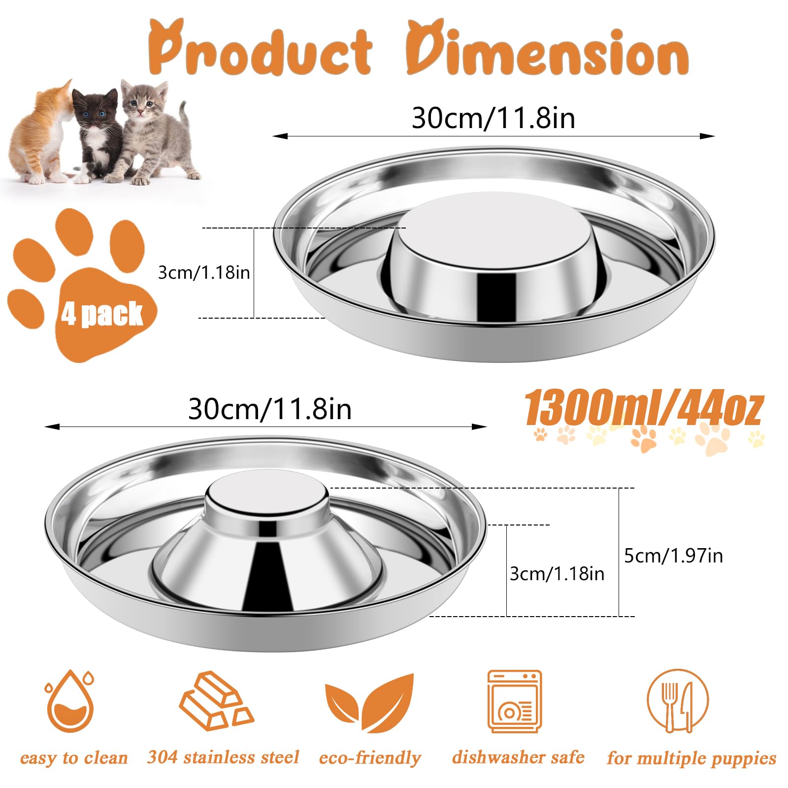 tchrules raised center puppy bowls design supports easy feeding