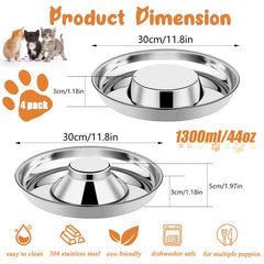 tchrules raised center puppy bowls design supports easy feeding
