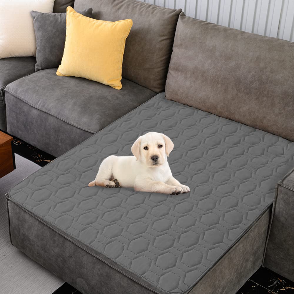 Tcksstex dark grey 82x102 bed cover fits beds and sofas neatly.