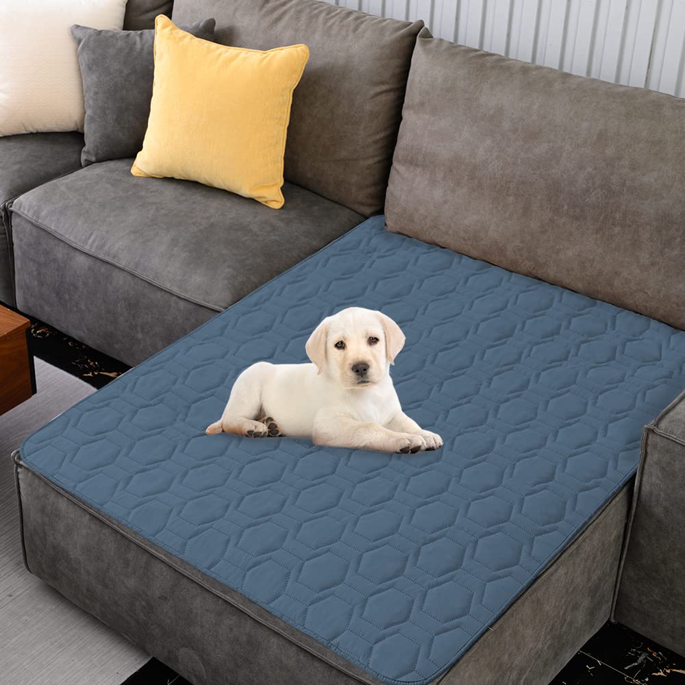 Tcksstex packaged navy-blue dog bed cover ready to ship