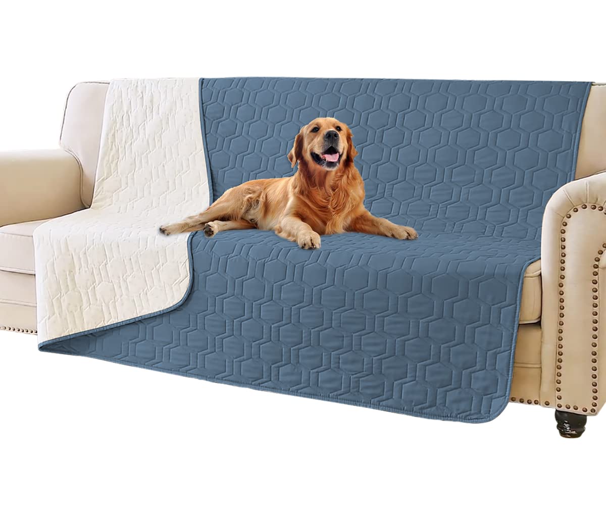 Tcksstex waterproof dog bed cover front view shows furniture protection against spills