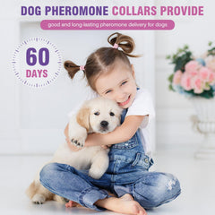 Tcllka calming collar 60-day release demonstrates long-lasting pheromone delivery.