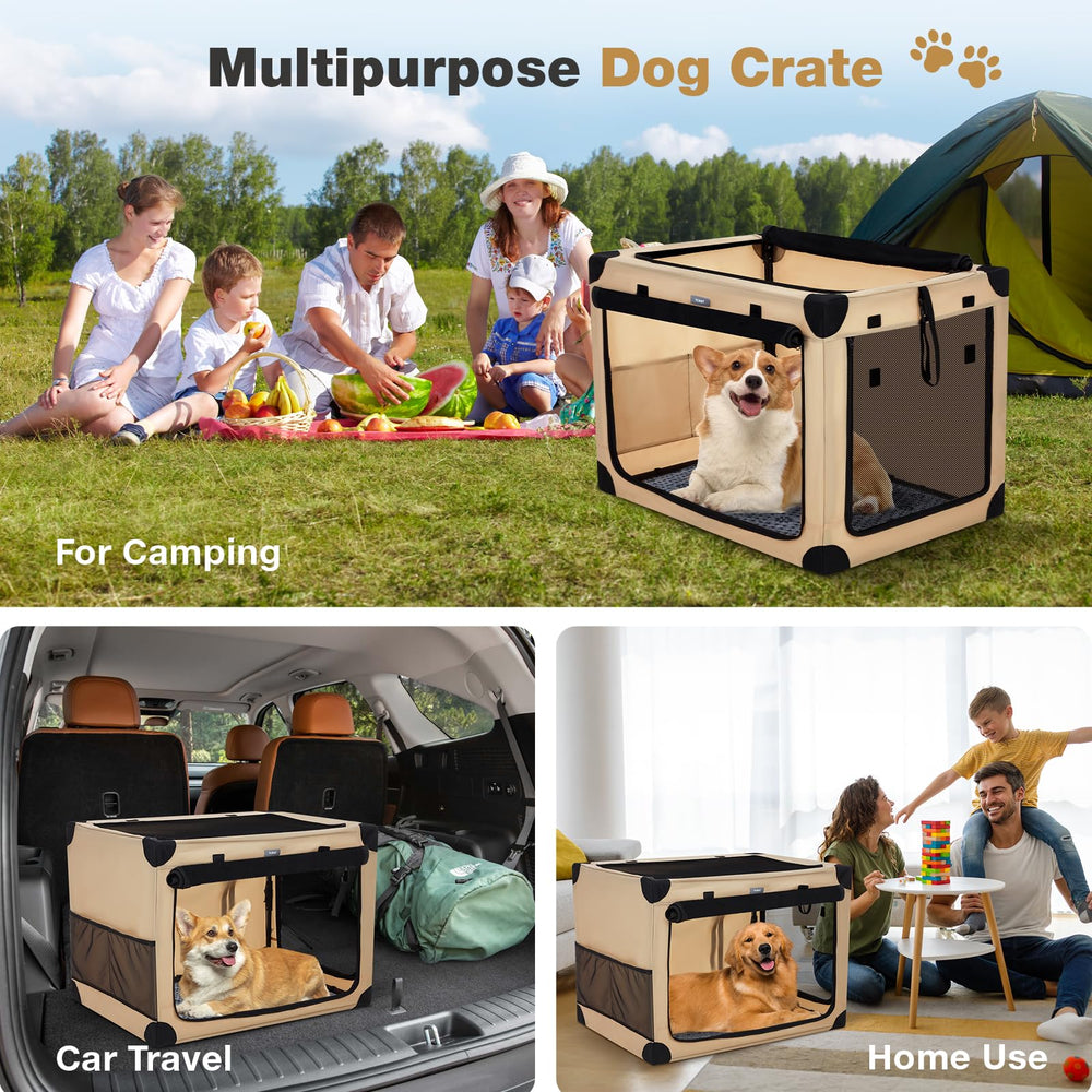 TCMOT storage bag for travel dog crate provides easy transport