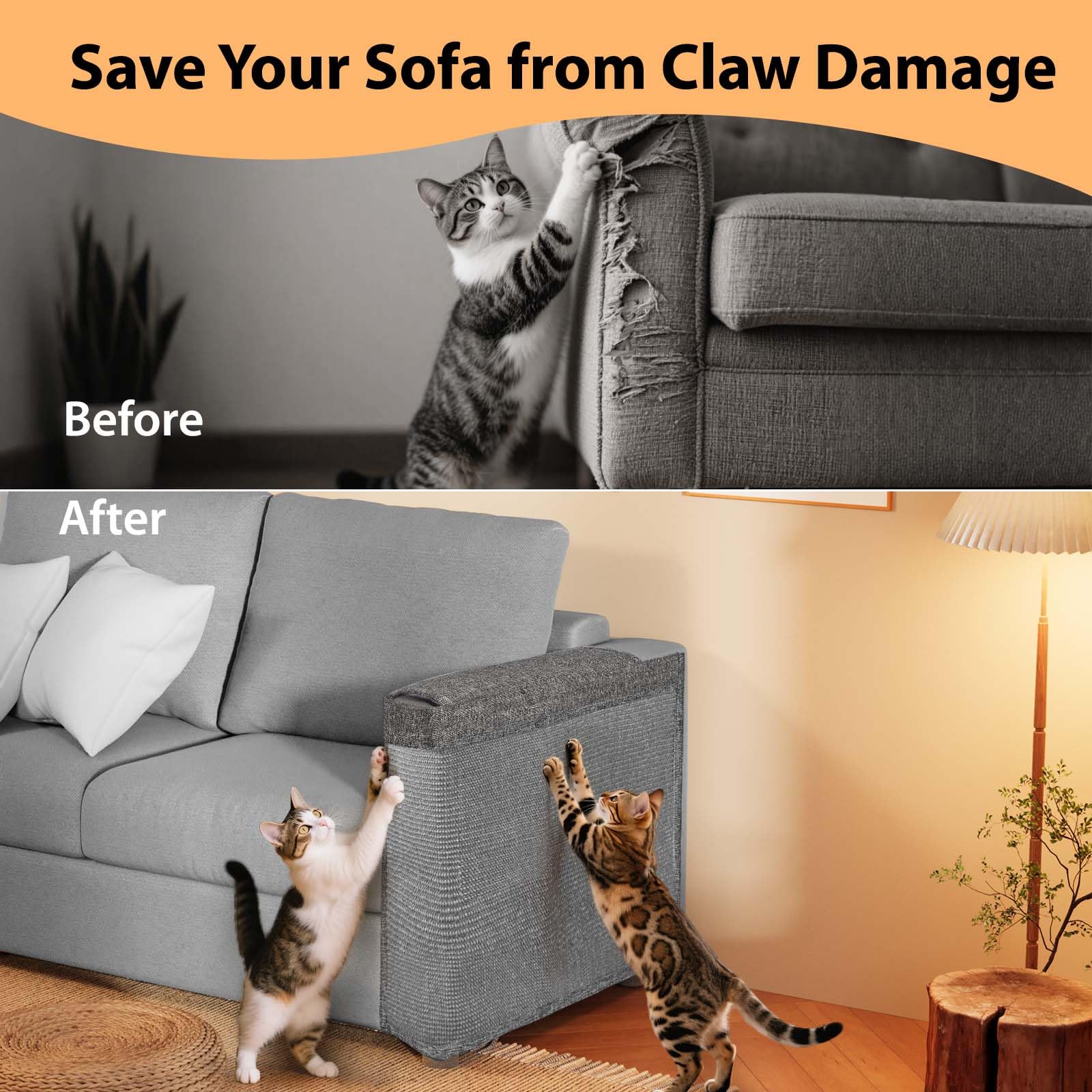 TCooSo non-residue backing prevents wear and sticky mess