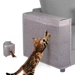 TCooSo sisal arm-side pad demonstrates universal fit and scratch defense.