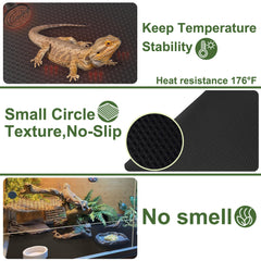 TCYPUHL reptile carpet water-resistant and durable for long-lasting use.