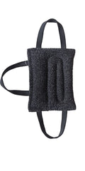 Tealover bite pillow showing jute exterior and wedge core for durable bite work