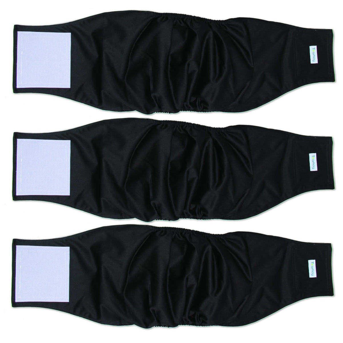 Teamoy 3-pack diaper wrap close-up shows four-layer absorbent construction