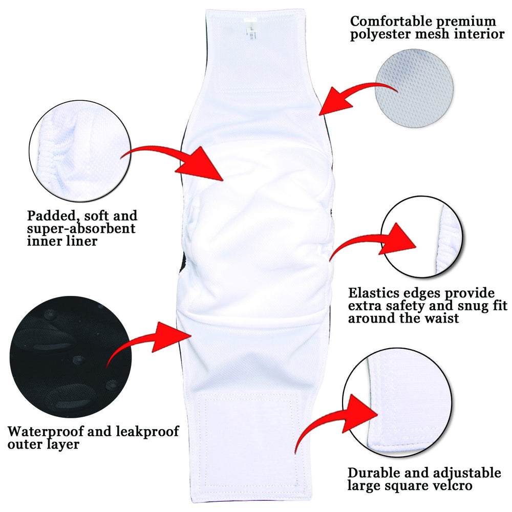 Teamoy diaper wrap magic tapes image highlights adjustable fit for secure wear