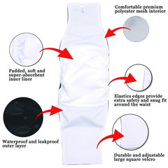 Teamoy diaper wrap magic tapes image highlights adjustable fit for secure wear