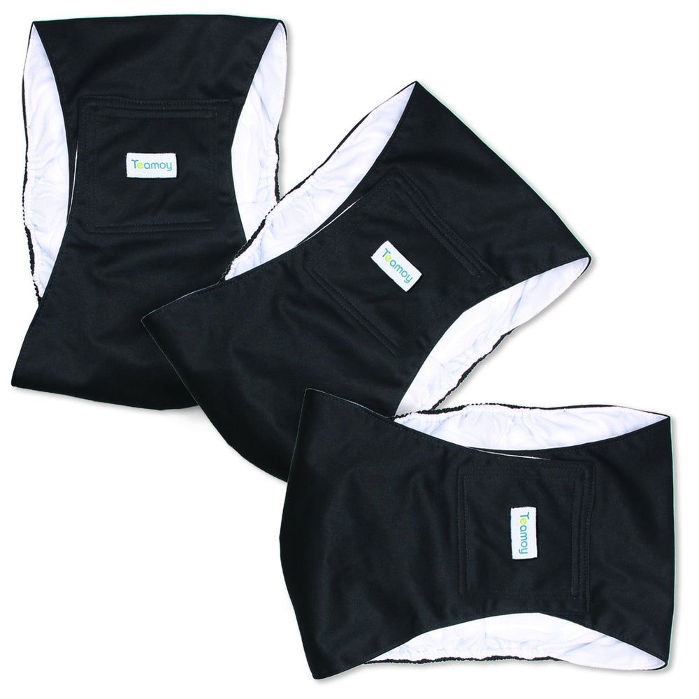 Teamoy XL waist guide image confirms fit for 25-29 inch waists
