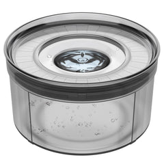 Techphardo 1-Gallon no-spill bowl, front view, keeps water contained for large dogs.