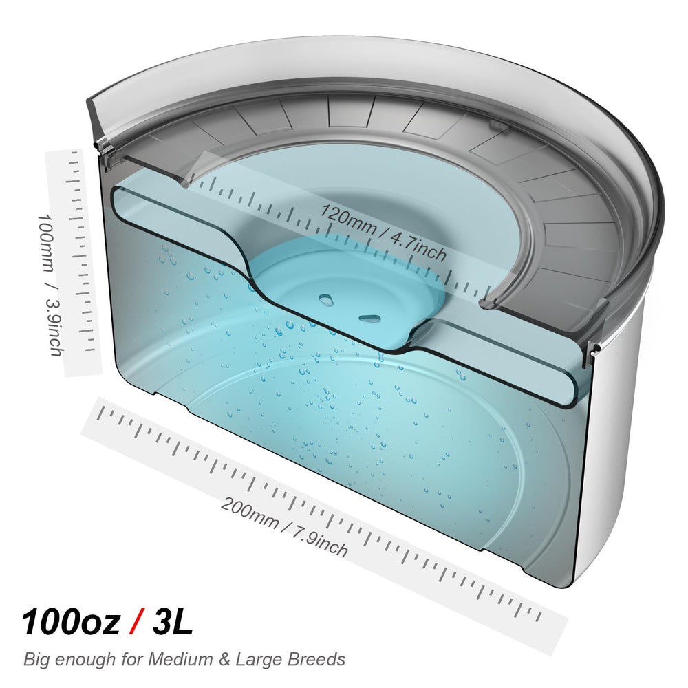 Techphardo float disk monitors water level and slows drinking.