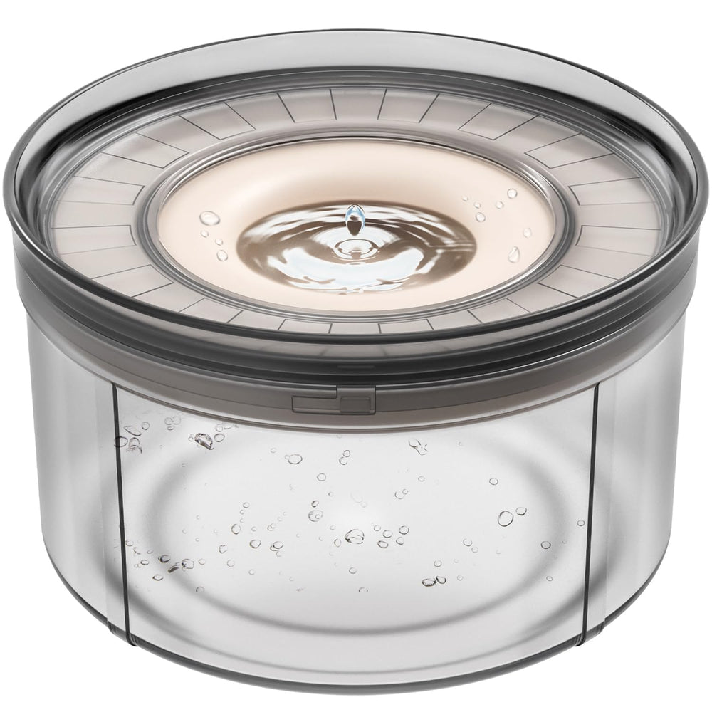 Techphardo no-spill cover lip keeps paws from digging and spills at home.