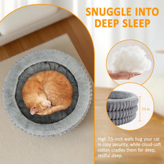 TechTail Cat Bed reversible cushion for all season comfort