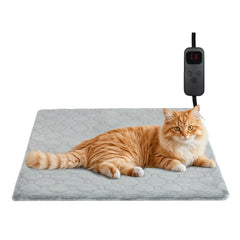 TechTail pet heating pad control panel enables precise temperature adjustments for comfort