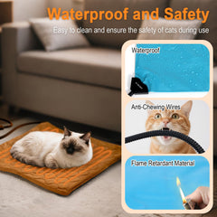 TECHTAIL heating pad temperature settings demonstrate precise warmth control.