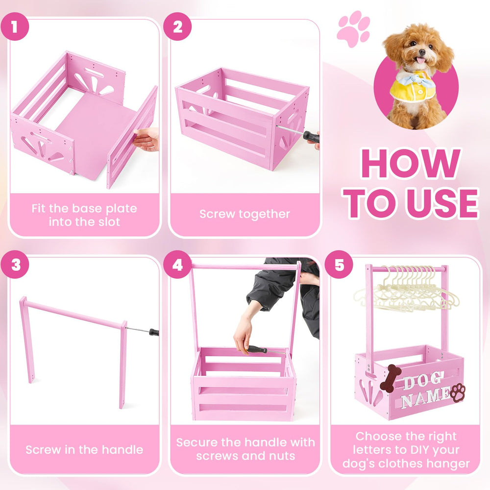 Teenyyou personalized alphabet letters: customizable decor for pet wardrobe