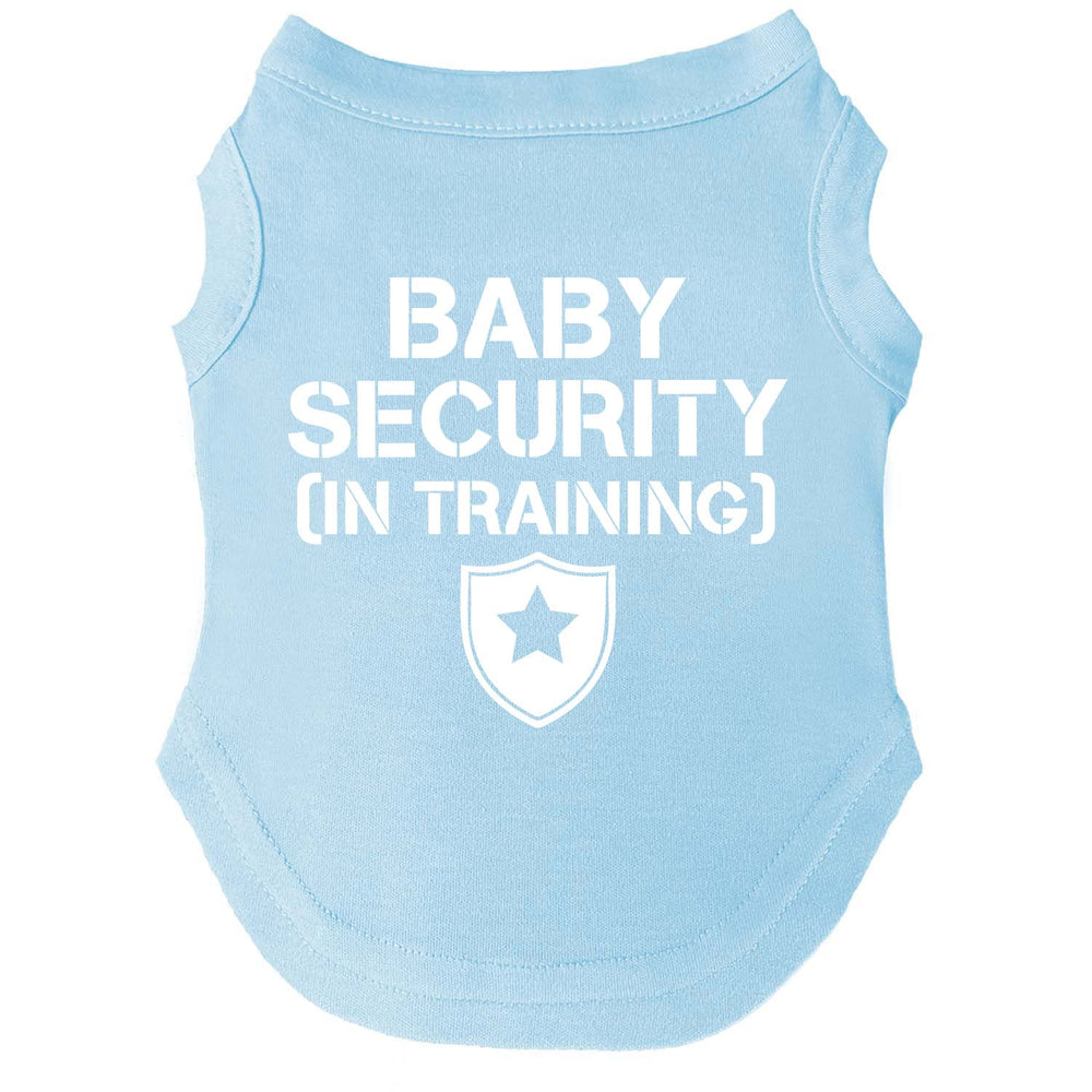 Tees & Tails baby-security-training-dog-tee-sleeveless ideal for everyday wear and photoshoots.