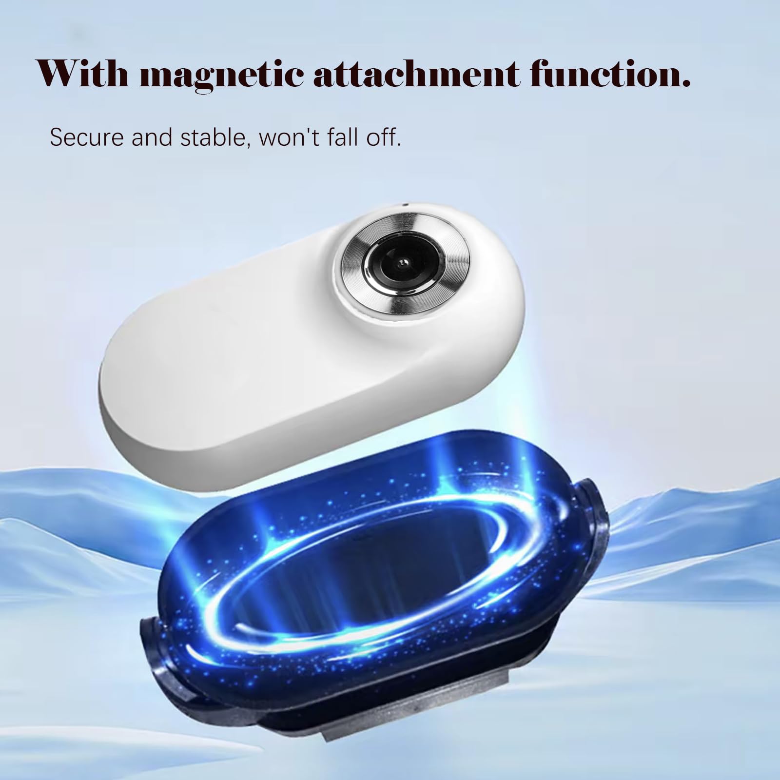 TEFIRE Dog Camera Collar's 170-degree lens captures wide outdoor scenes.