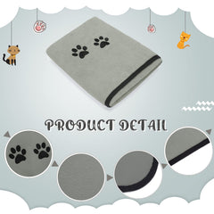 Tegeme dog towel in use after bath soft and cozy for pets