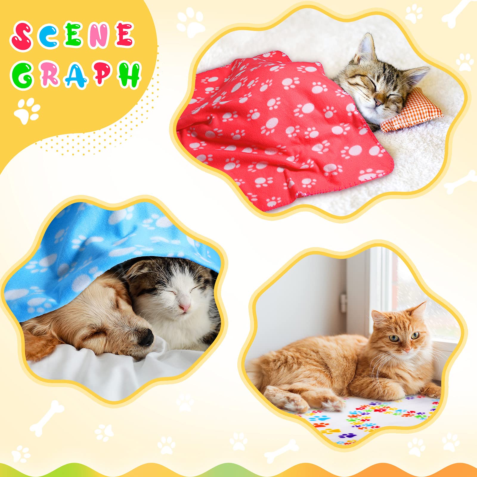 Tegeme small-animal cage liner blanket snug base for cages and nests
