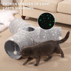 Tempcore cat tunnel dangling ball exit boosts interactive chasing.