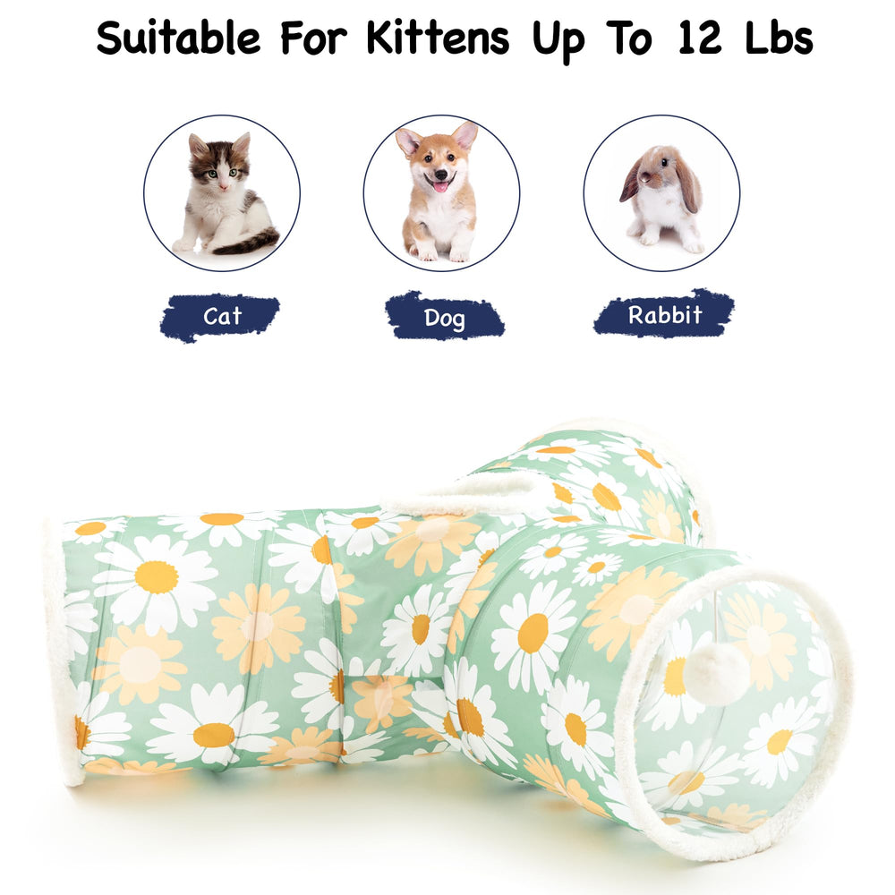 Tempcore cat tunnel ideal for keeping indoor cats active and engaged