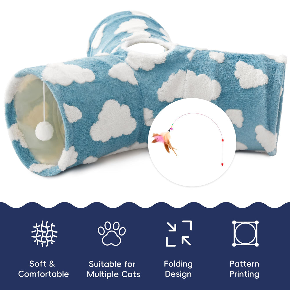 Tempcore cat tunnel is portable and easy to store when not in use.