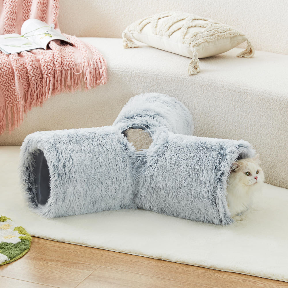 Tempcore Plush Cat Tunnel sturdy steel frame with protective ends
