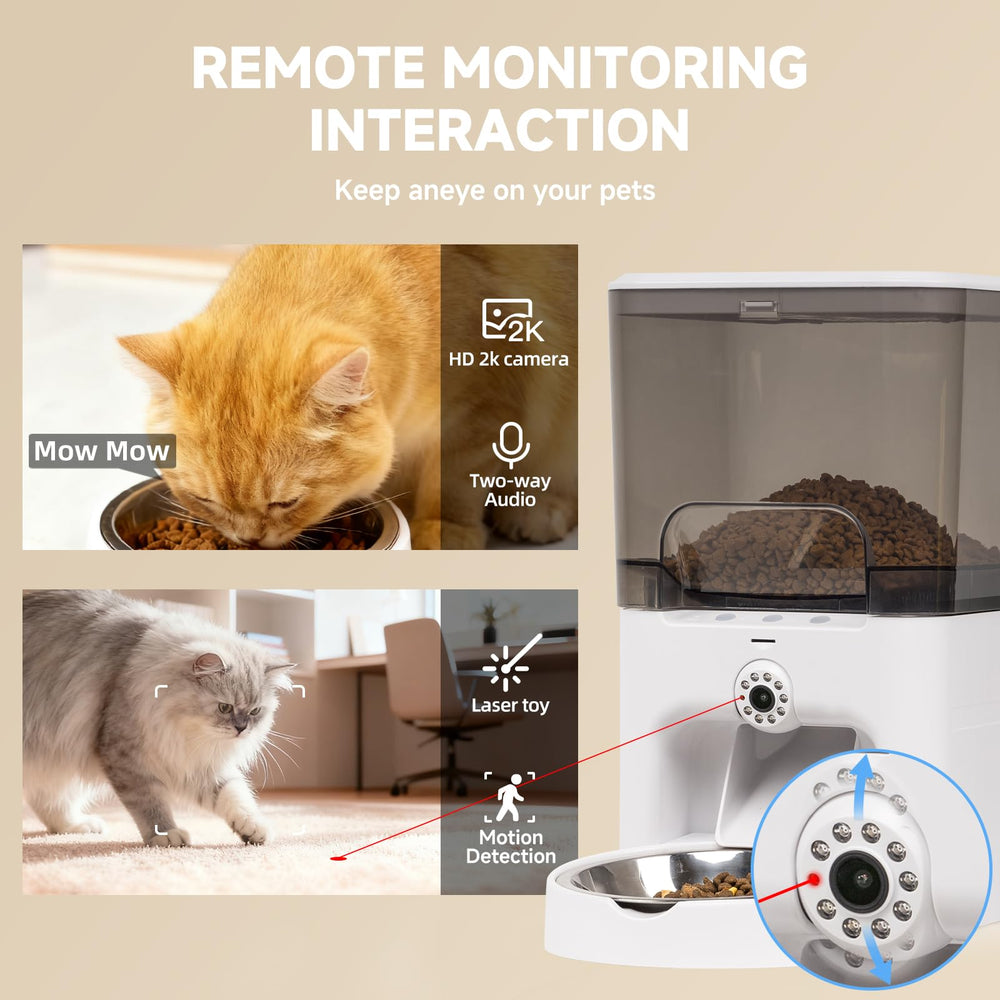 TENECUTE remote control app shows meal scheduling for busy pet parents