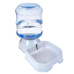 TENINYU pet water-dispenser 1gal side view, non-slip base keeps station steady.