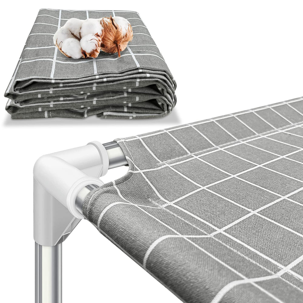 Tensorsine Pet Bed stainless steel frame image highlights rust-resistant, durable construction for outdoor use.