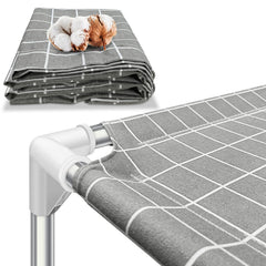 Tensorsine Pet Bed stainless steel frame image highlights rust-resistant, durable construction for outdoor use.