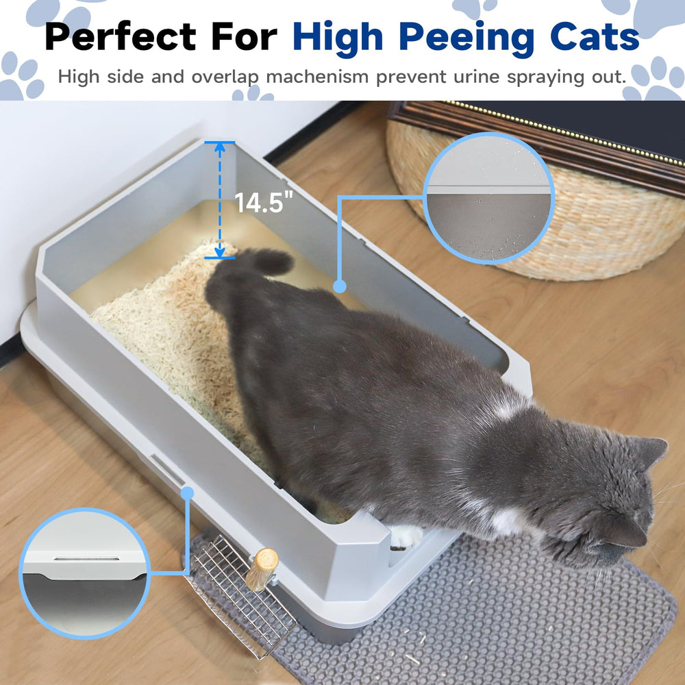 Tentizon front entry opening for easy cat access