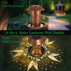 Tepaken wild bird feeder garden ornament brightens yards while inviting birds to visit.