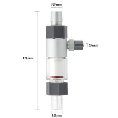 Terizger CO2 Diffuser bubble counter display helps monitor gas flow in real time.