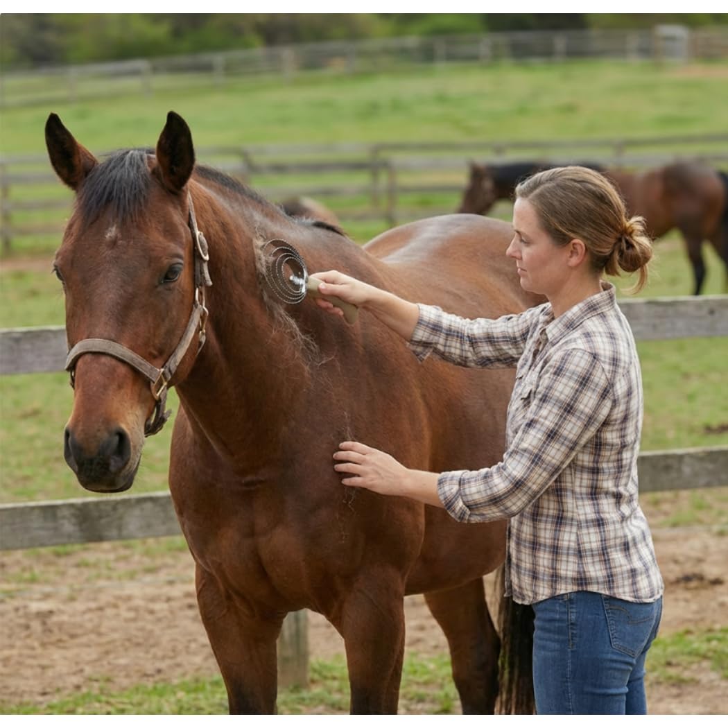 TERPUP horse grooming kit grooming sponge for gentle sudsing and efficient washing.