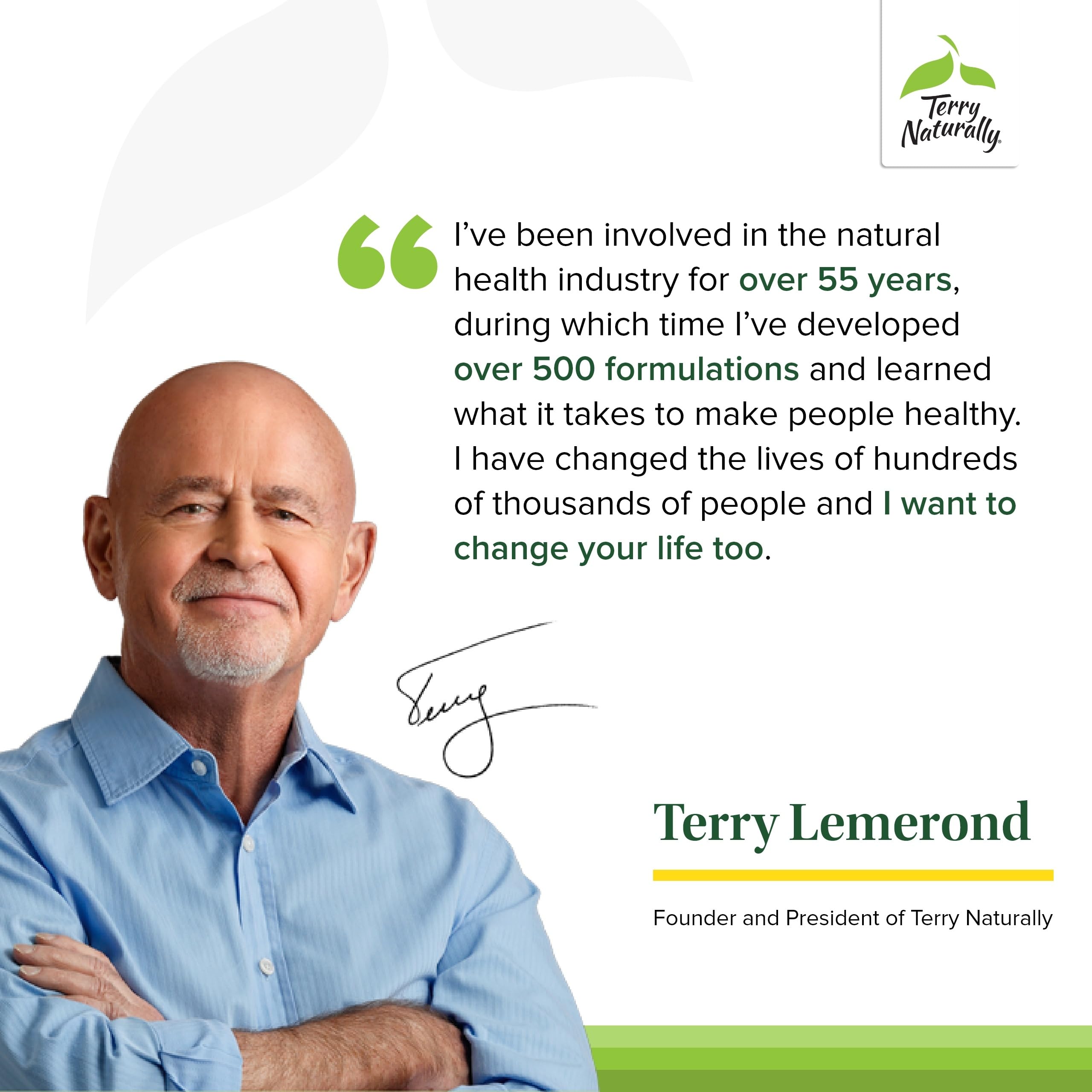 Terry Naturally Probiotic Daily ingredient visualization highlights science and nature blended for pet health.