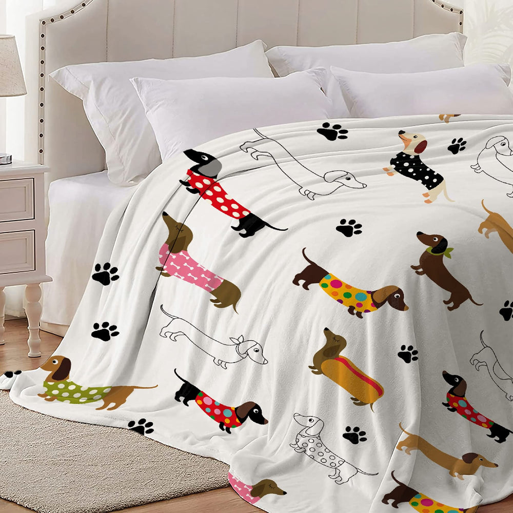 TERSTIN dachshund blanket vacuum-pack packaging ensures cleanliness.