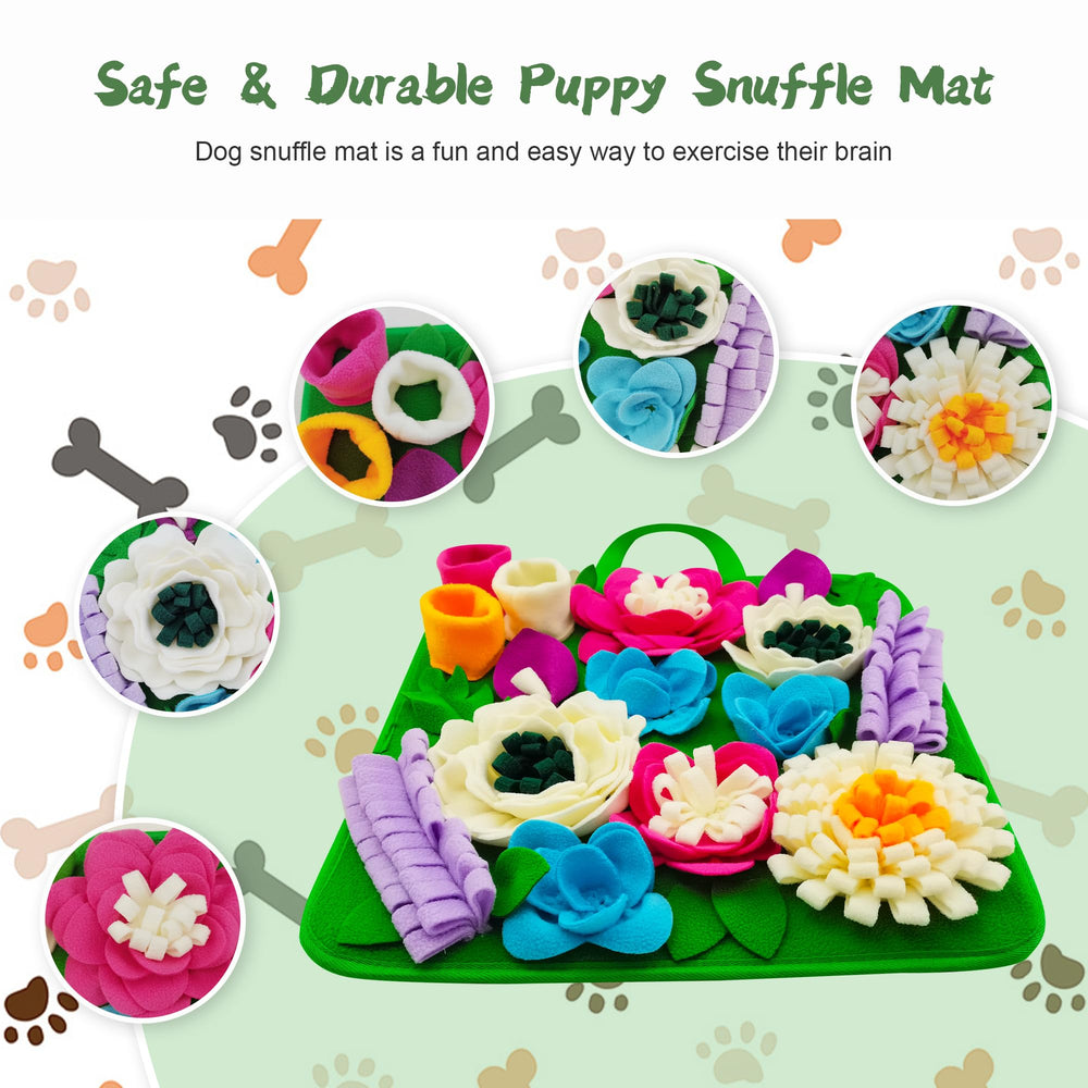 Tesitehi Snuffle Mat carrying strap enables easy transport for indoor or outdoor use