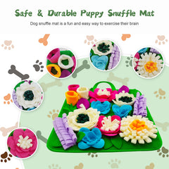 Tesitehi Snuffle Mat carrying strap enables easy transport for indoor or outdoor use