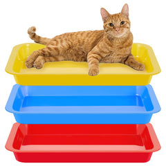 Tessco for you kitten litter box blue low-entry design offers easy access for seniors