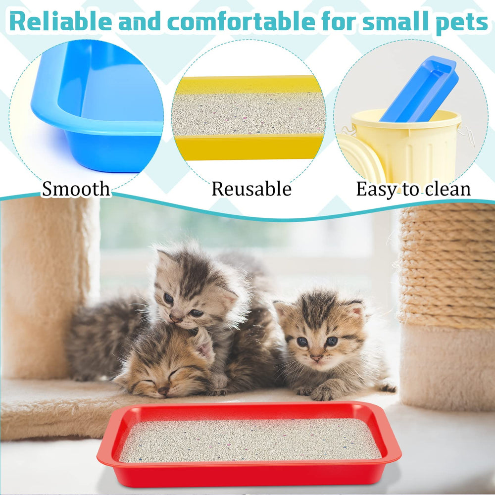 Tessco for you kitten litter box odorless sturdy plastic ensures long-term use
