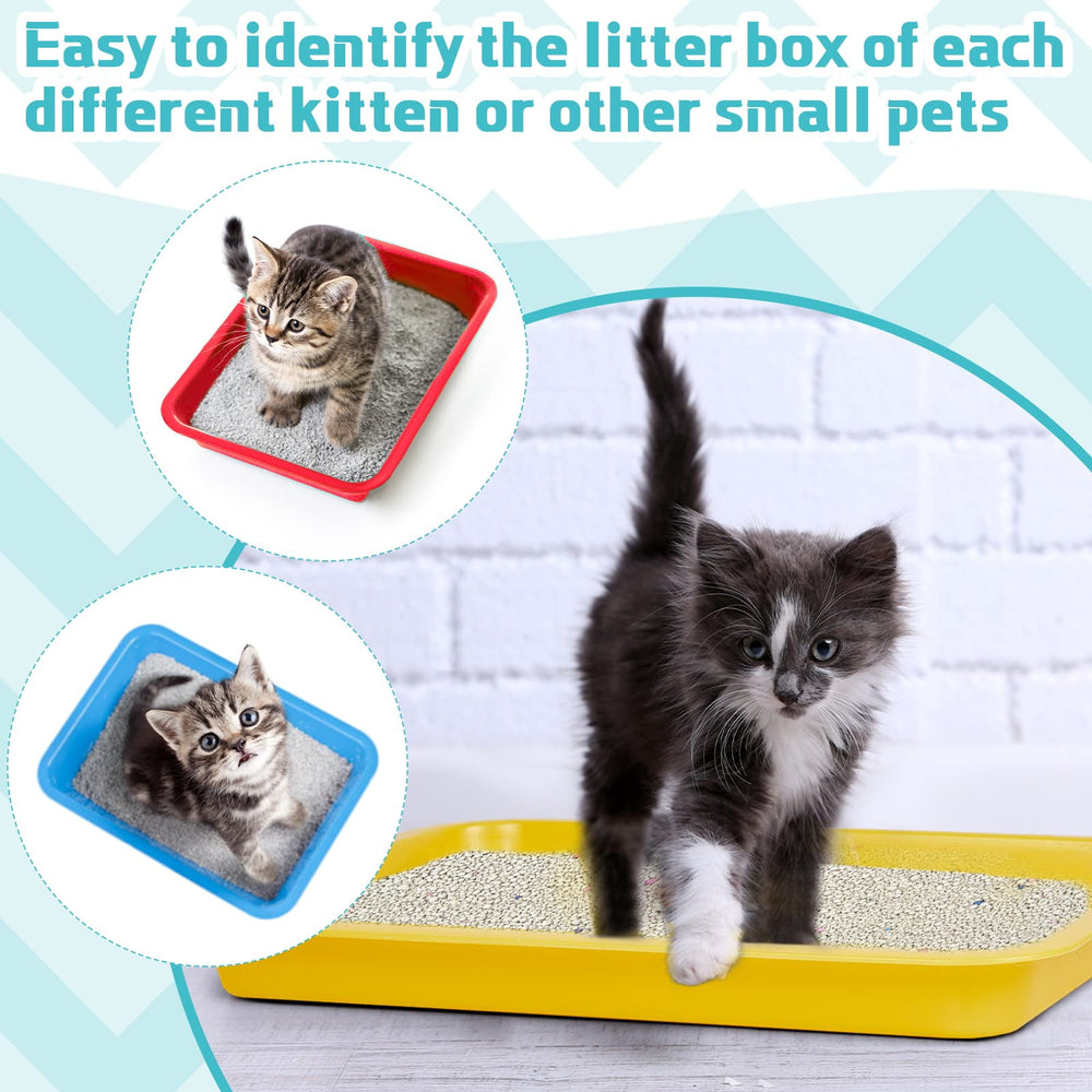 Tessco for you kitten litter box open shallow rim design supports easy cleaning